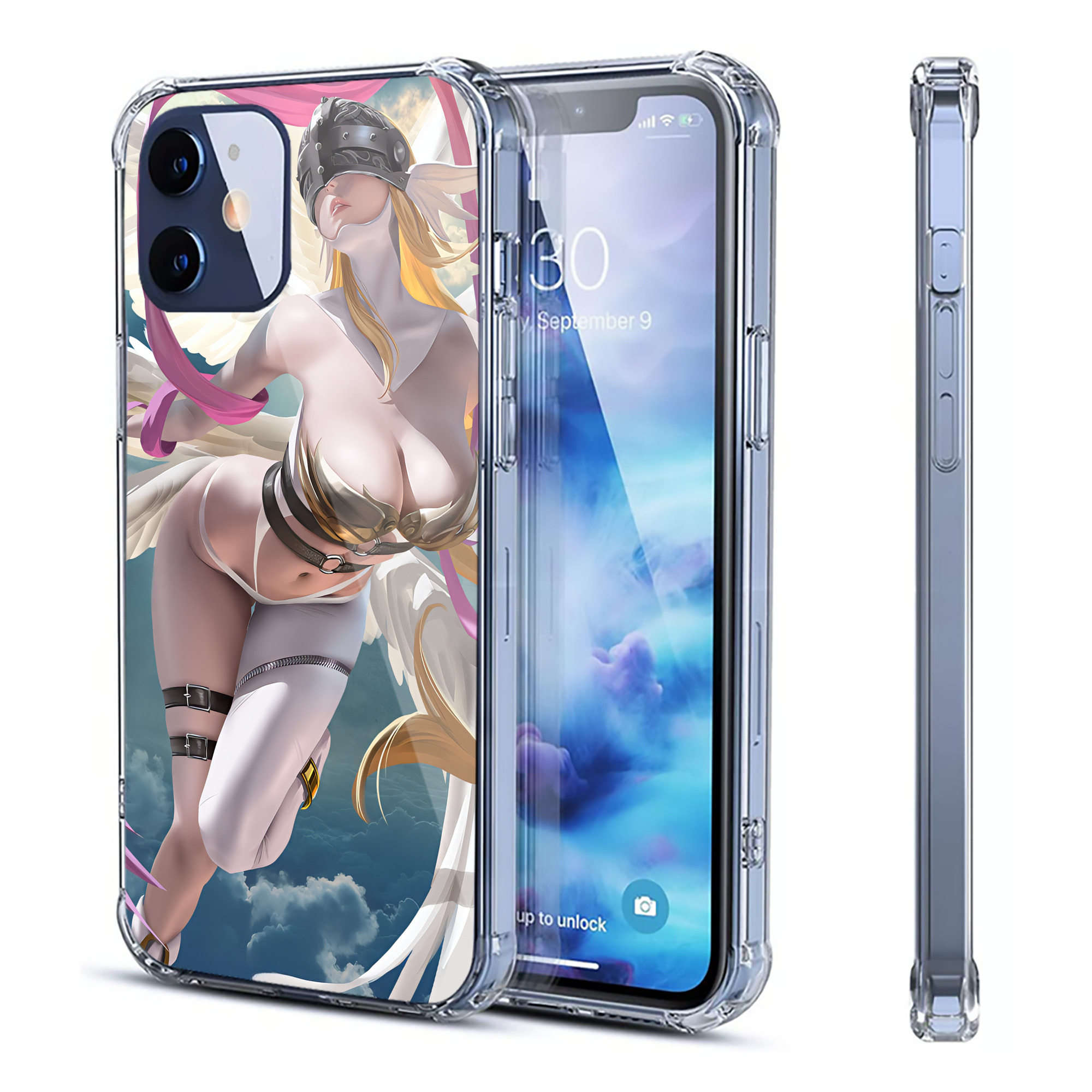 （画像用） Digimon デジタルモンスター/デジモン 【iPhone 12シリーズ対応】透明スマホケース（クリアソフトケース）